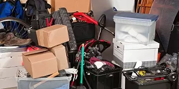 large items in a garage